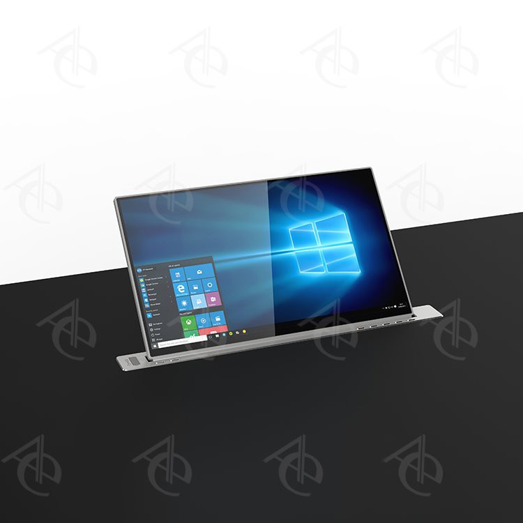 Narrow Panel Designed 15'' Motorized Retractable Ultra-narrow Bezel Monitor
